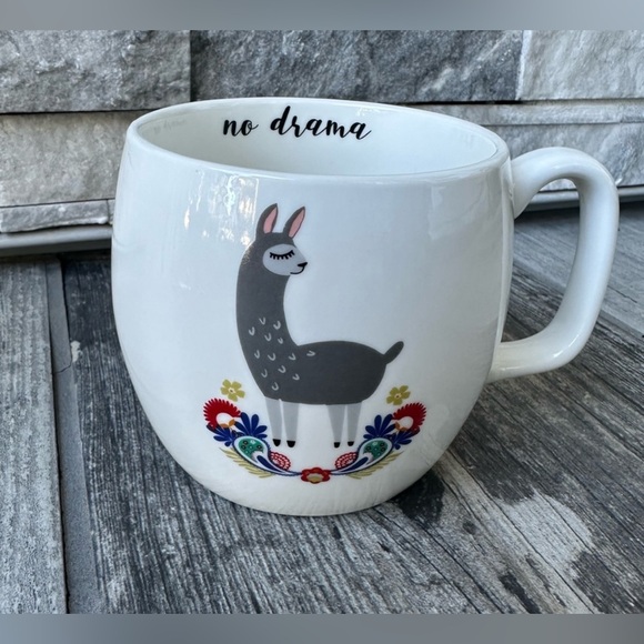 5x$25 Opal House No Drama Llama Porcelain Mug Coffee Tea cup 16oz - Picture 2 of 3